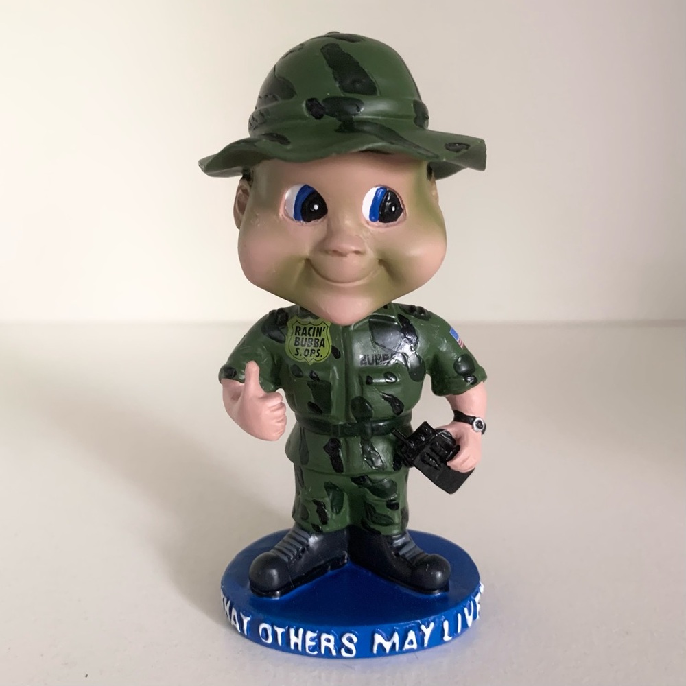 Vintage special ops army bobble head statuette